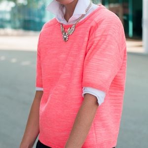 NWT J. Crew Collection bonded merino-linen top